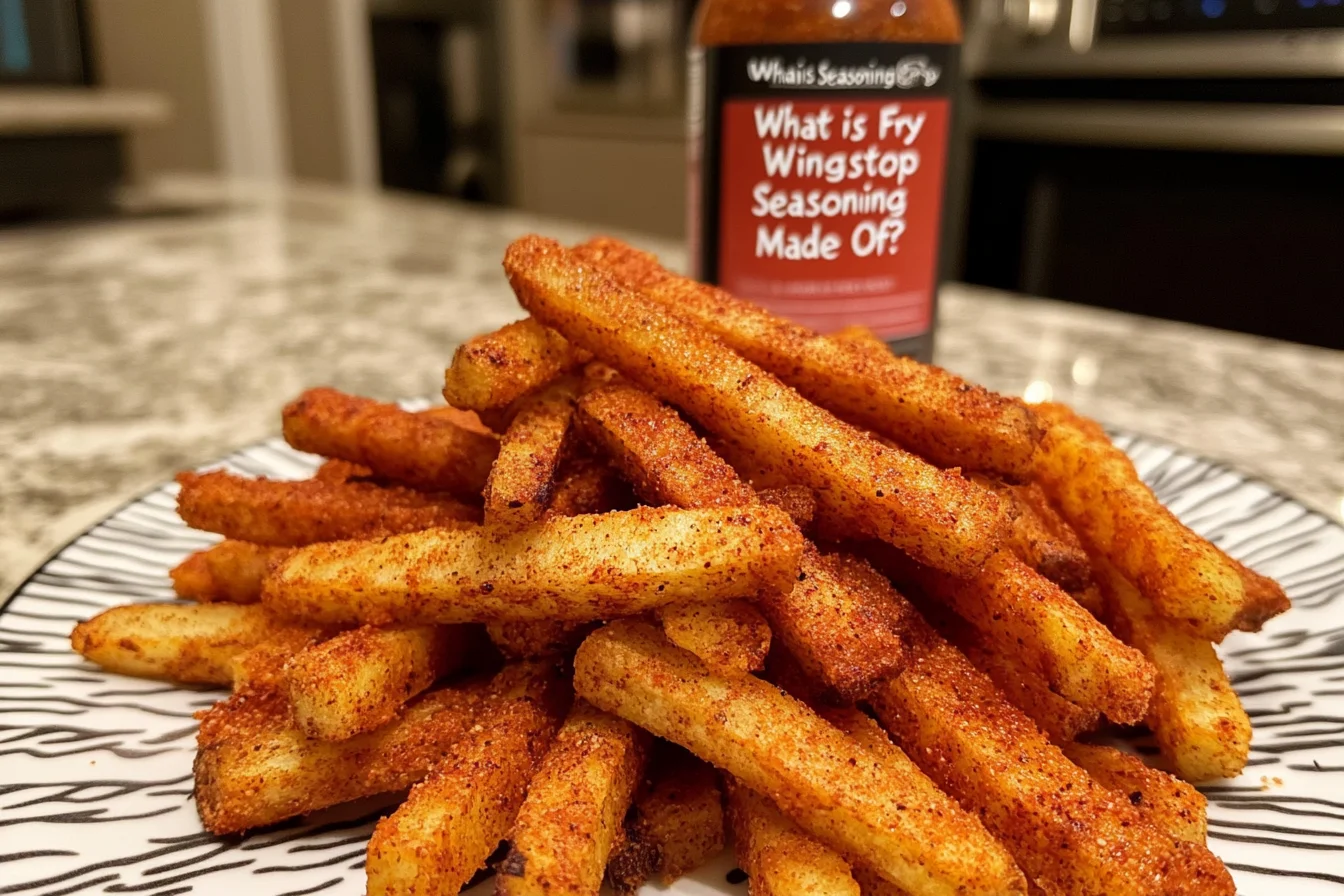 Wingstop fry seasoning on crispy fries"